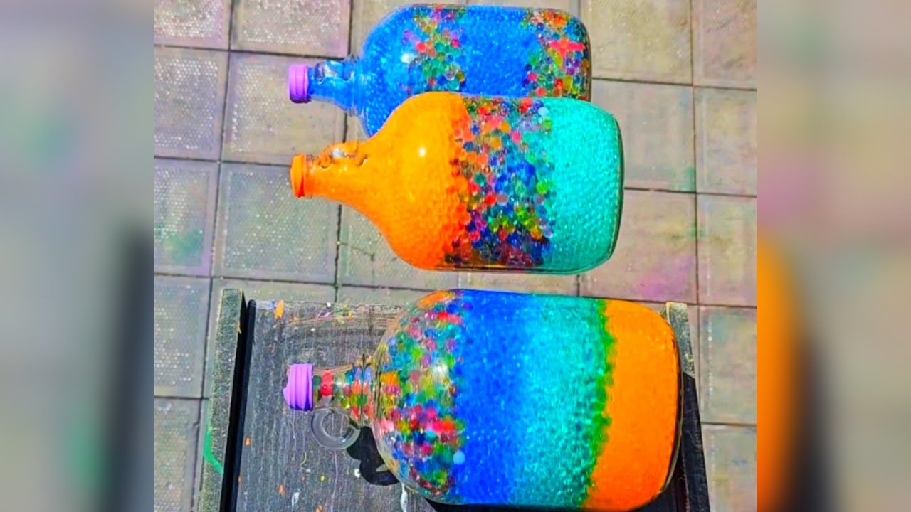 🎈Breaking Glass Bottles and Balloon Drops! Crushing Crunchy & Soft Things!🔥