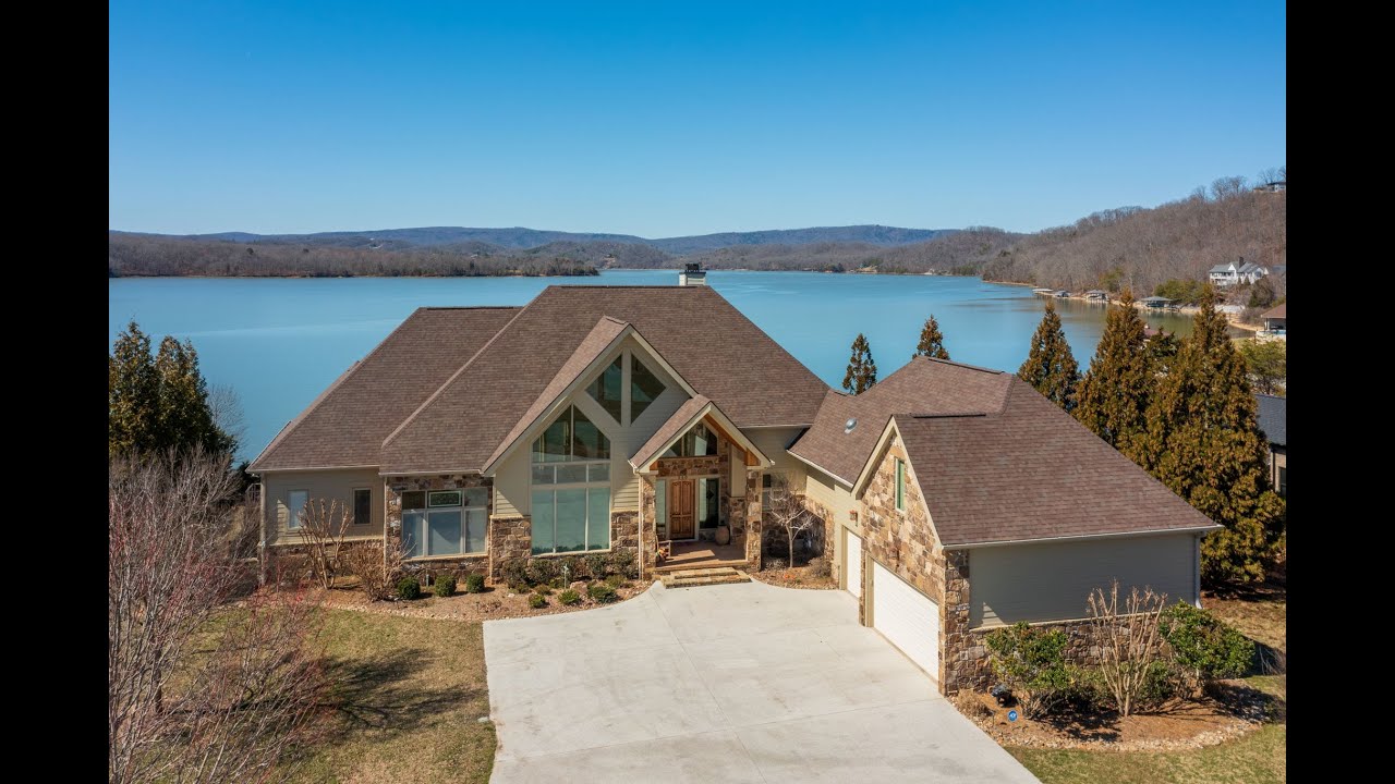 Lakefront luxury on Watts Bar Lake at 340 W Mountain Dr, Rockwood, TN