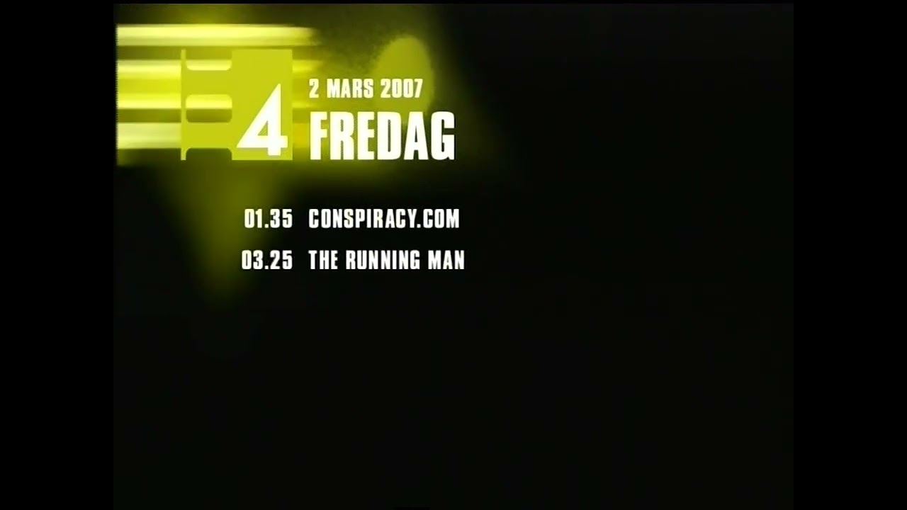 TV4 Film - Tablå och trailer - 2007-03-03