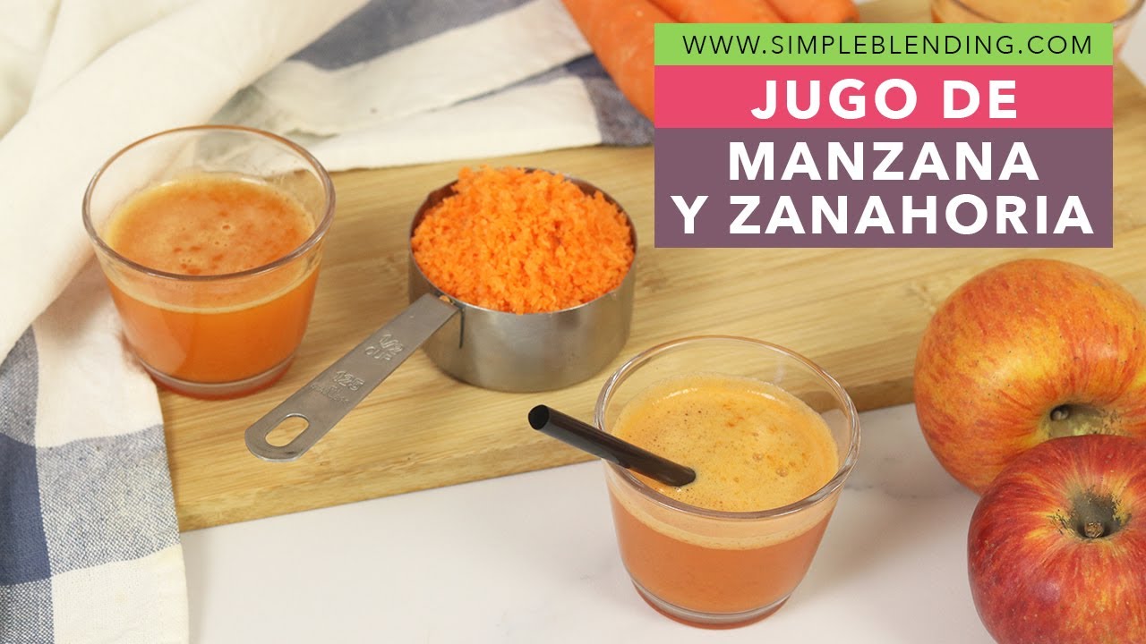 JUGO DE ZANAHORIA Y MANZANA | Beneficios de los jugos | Extractor Oscar Neo DA 1200 de Vitality4Life