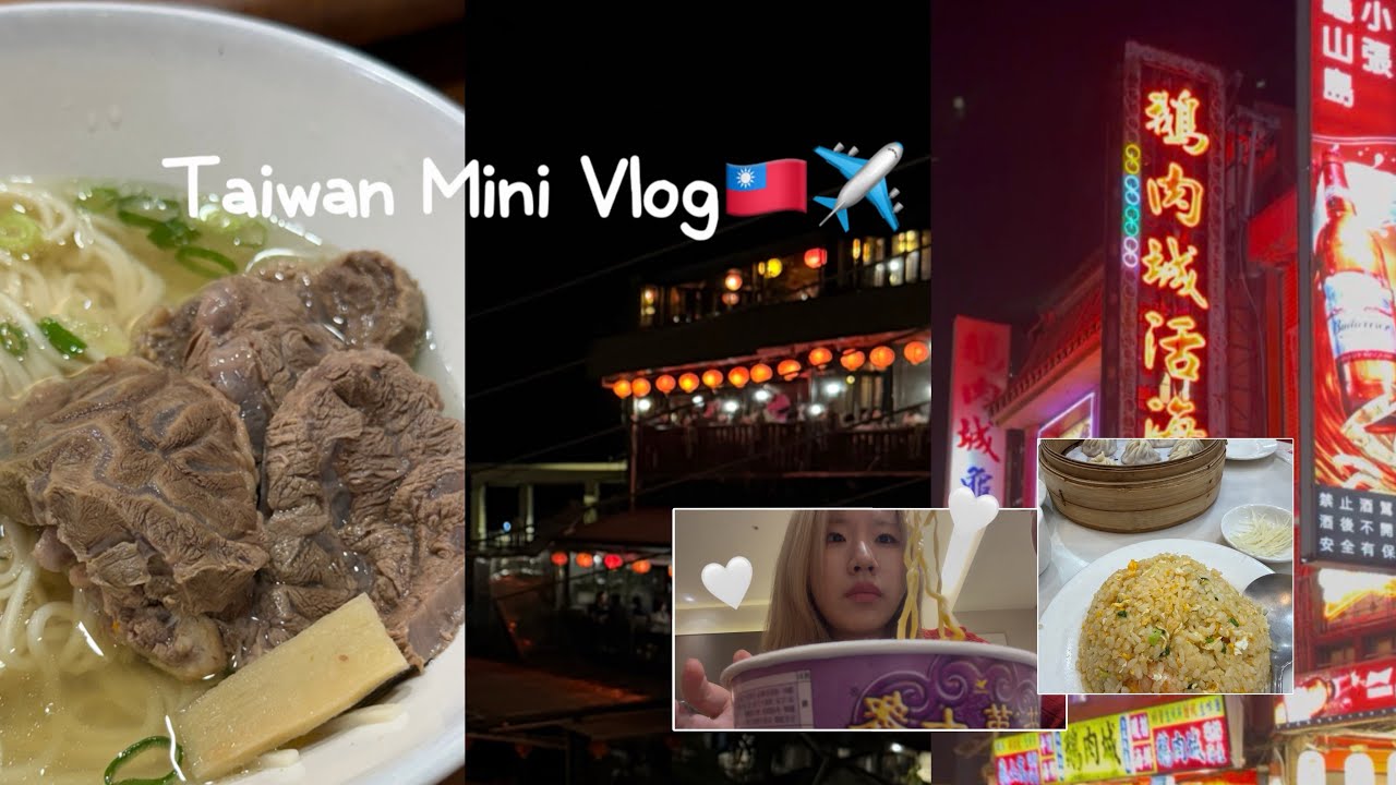 【Vlog】✈️ほぼ弾丸、1月のミニ台湾旅🇹🇼🍵【台湾旅行】
