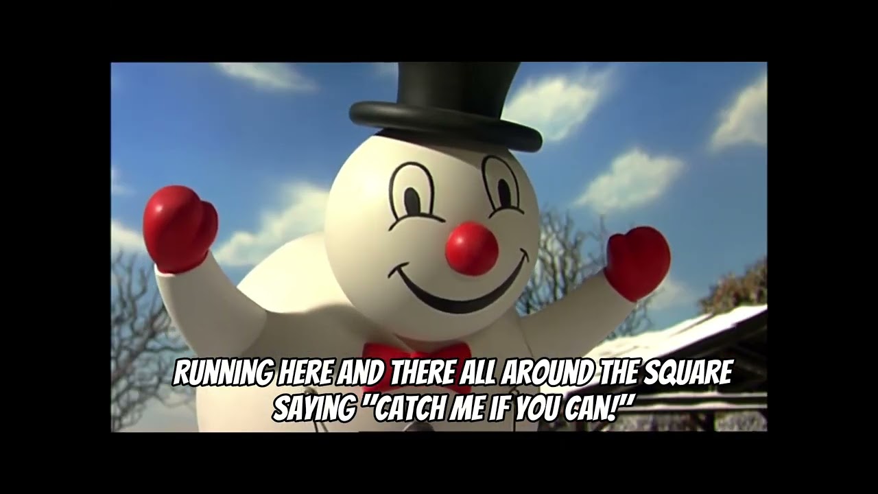 10 days till Christmas -Thomas’s frosty friend (Frosty the snowman)