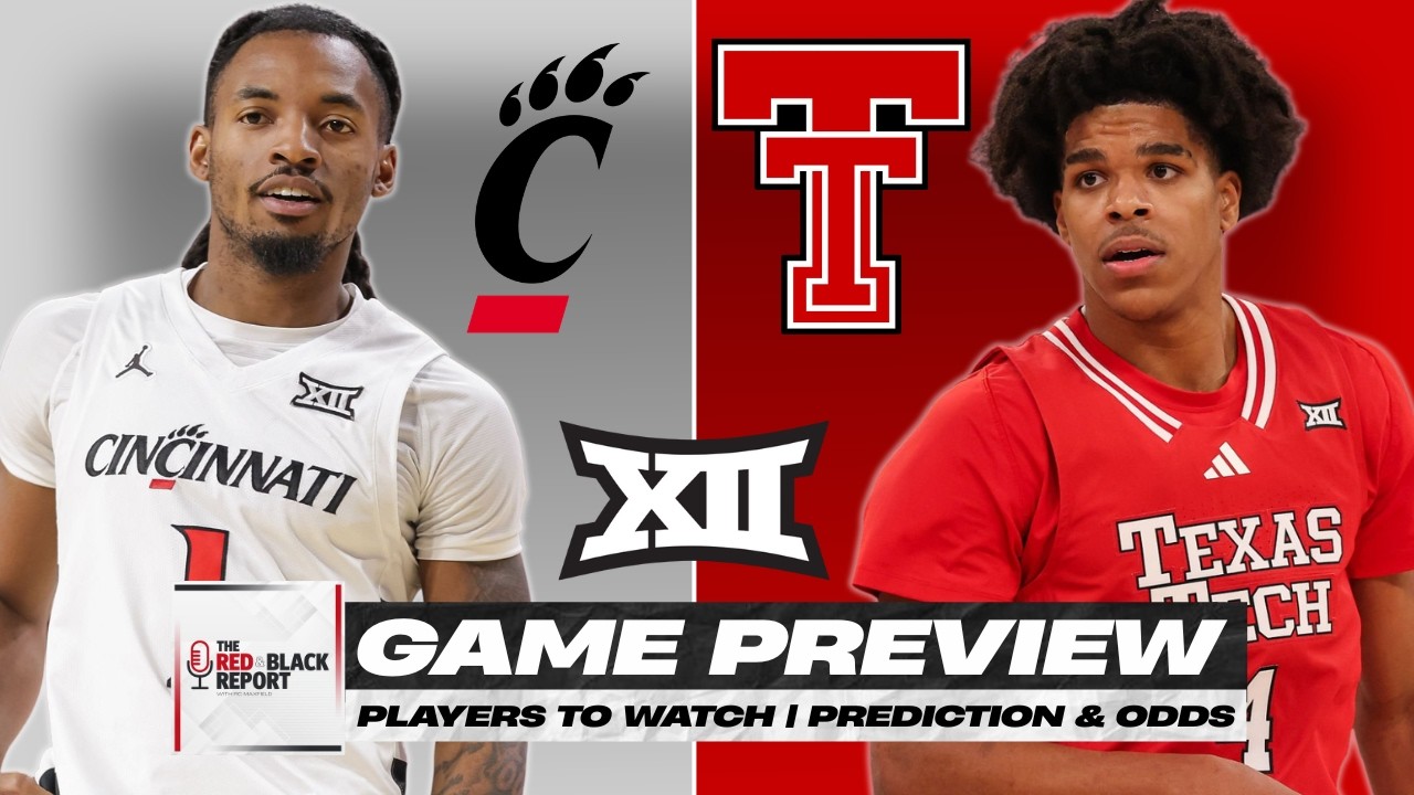 #16 Texas Tech MBB Game Preview: vs. Cincinnati | A Real Test | Score Prediction & Odds