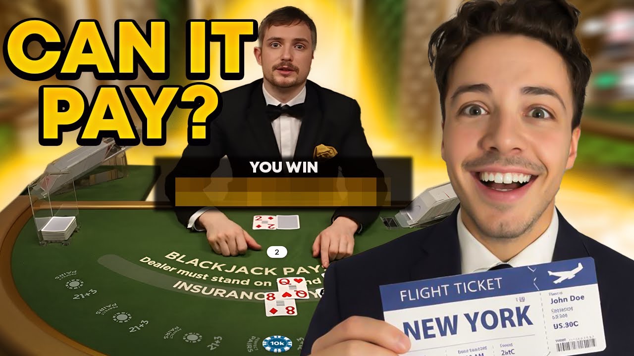 SEEING IF ONLINE BLACKJACK CAN PAY FOR MY $50,000 TRIP