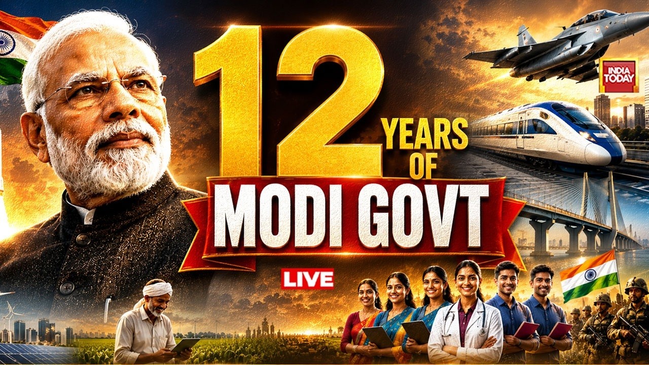 PM Modi News LIVE: Narendra Modi Completes 12 Years as PM, Beats Nehru's Record | India Today LIVE
