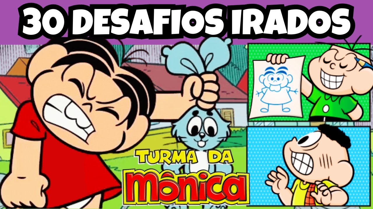 DESAFIOS IRADOS TURMA DA MÔNICA | 30 jogos para você se divertir!