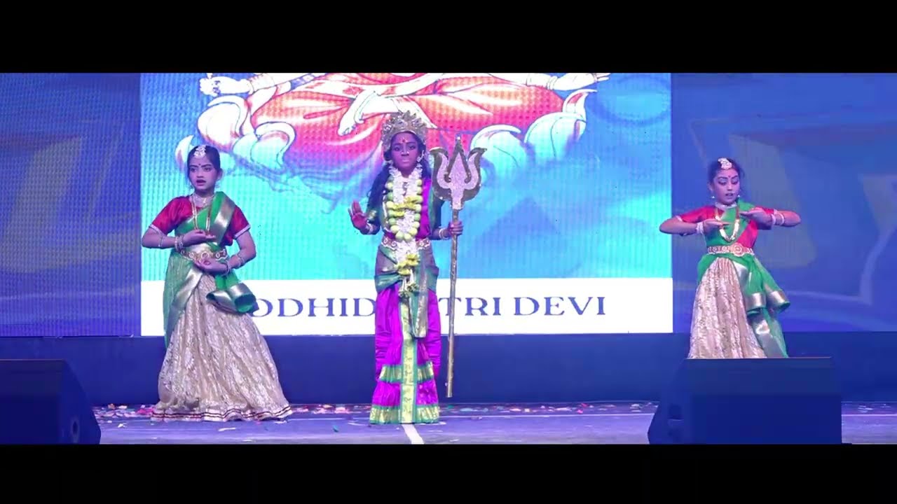 Grade 5 C Girls - Nava Durga | Annual Day 2025 | Rudra Tripathaga | GD Goenka School Hyderabad