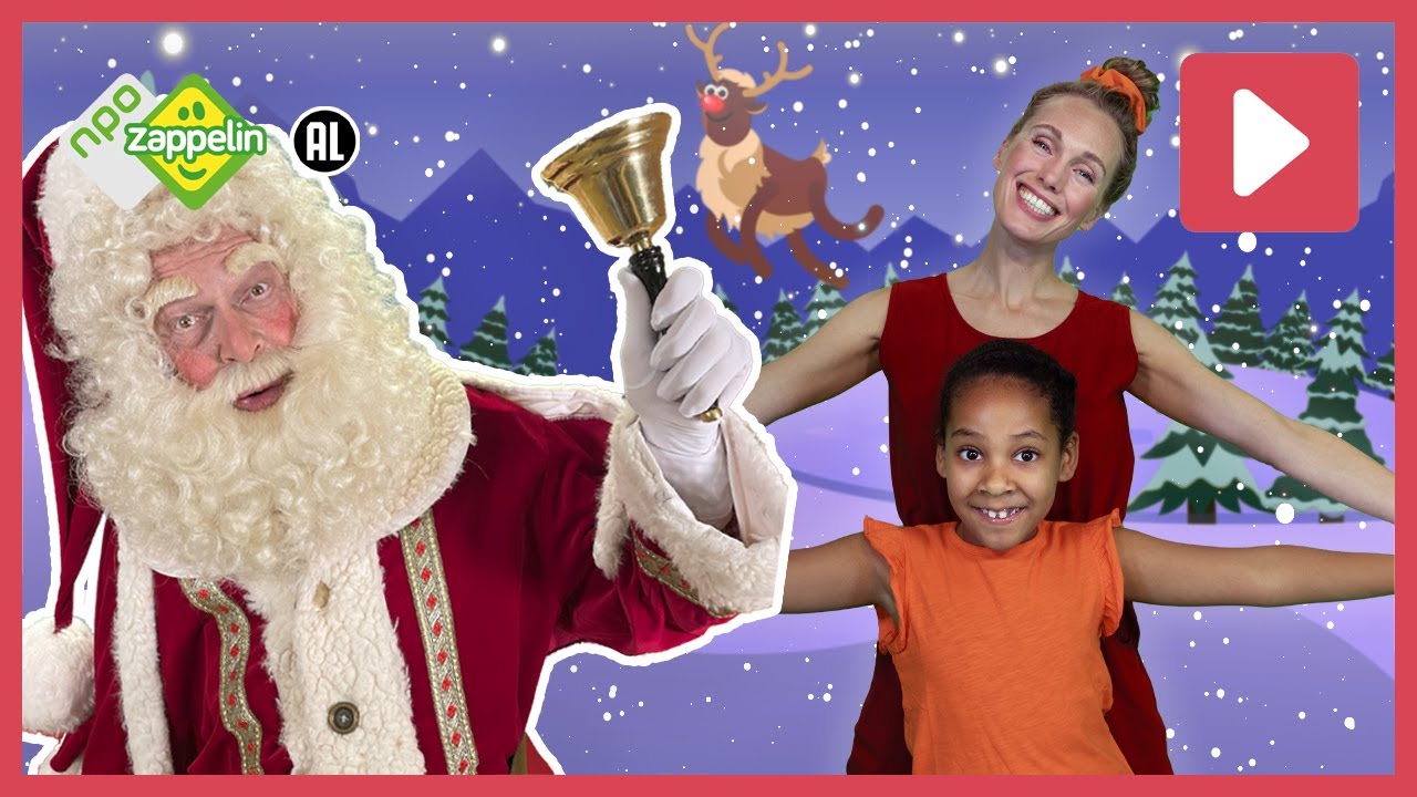 DE KERSTMAN WIL DAT ROOS EN NOVEE OP RUDOLPH PASSEN 🦌 🎅 | Yoga mee met Roos | NPO Zappelin