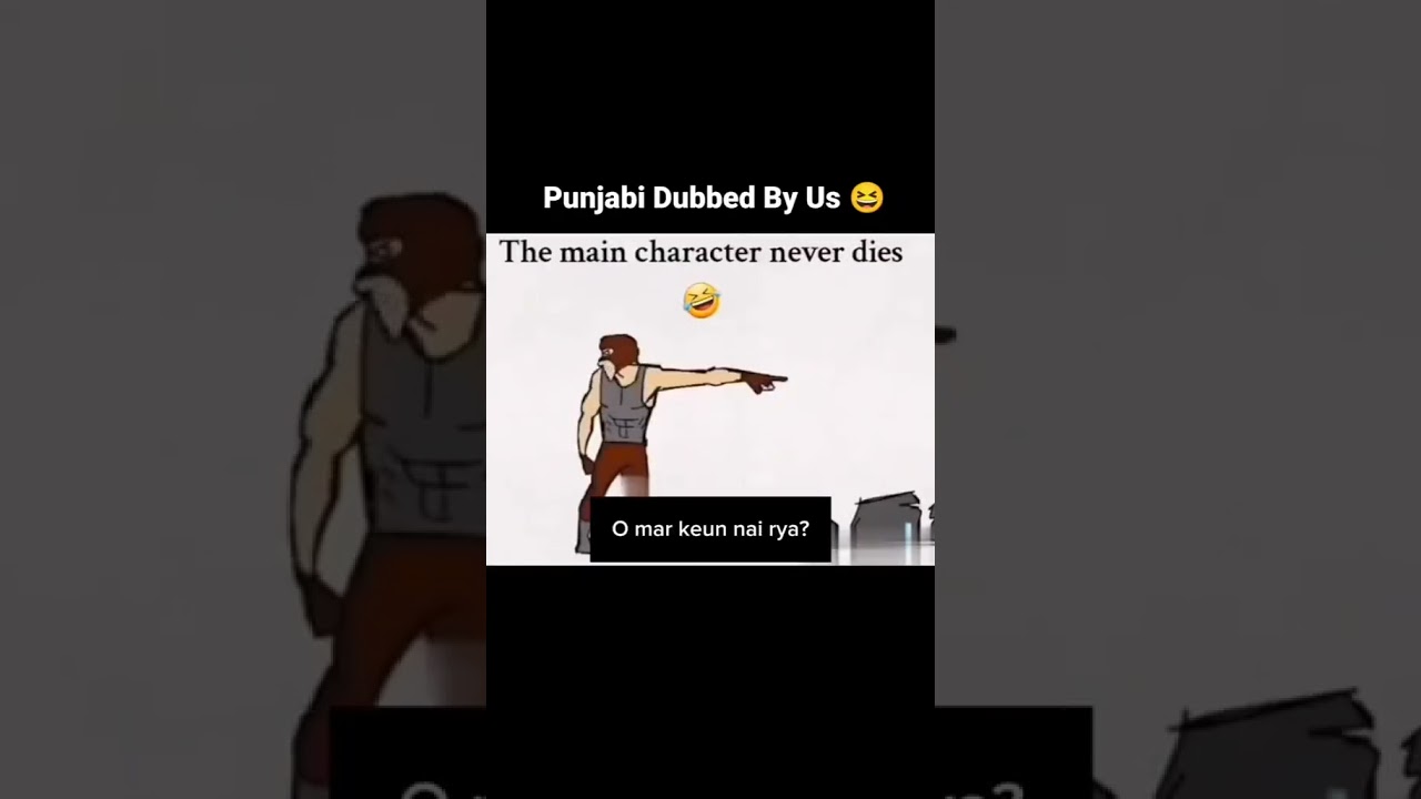 Main Character Never Dies Punjabi Dubbed. Machine Gun Man #batman #animation #funny #dubbing #parody