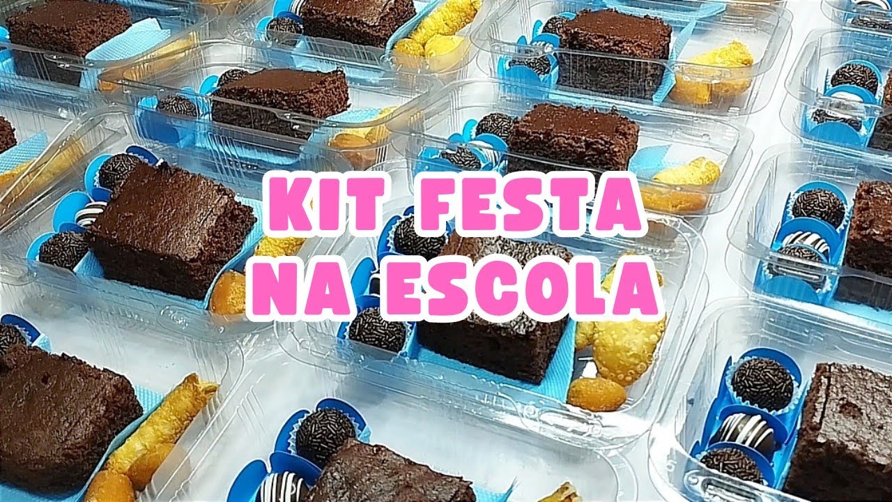 KIT FESTA NA ESCOLA | FESTINHA FÁCIL E PRÁTICA NA ESCOLA | FAÇA E VENDA