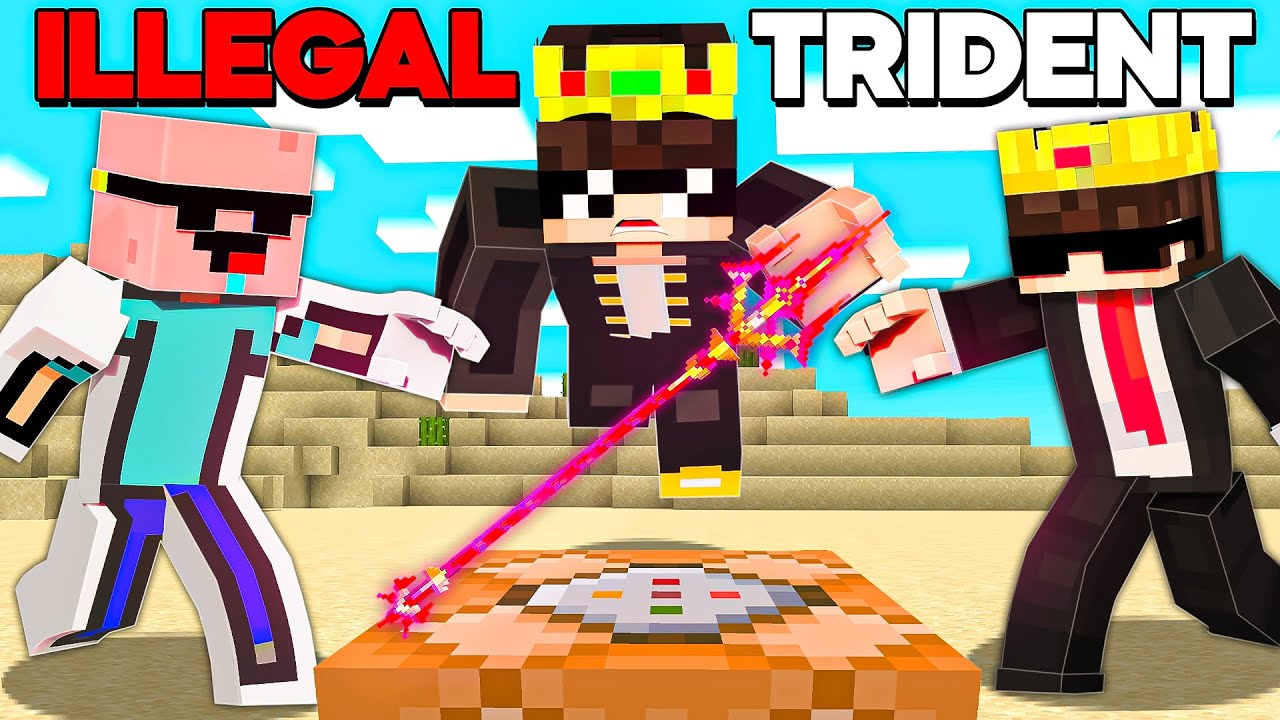 How I Obtained This ILLEGAL TRIDENT in This SMP...