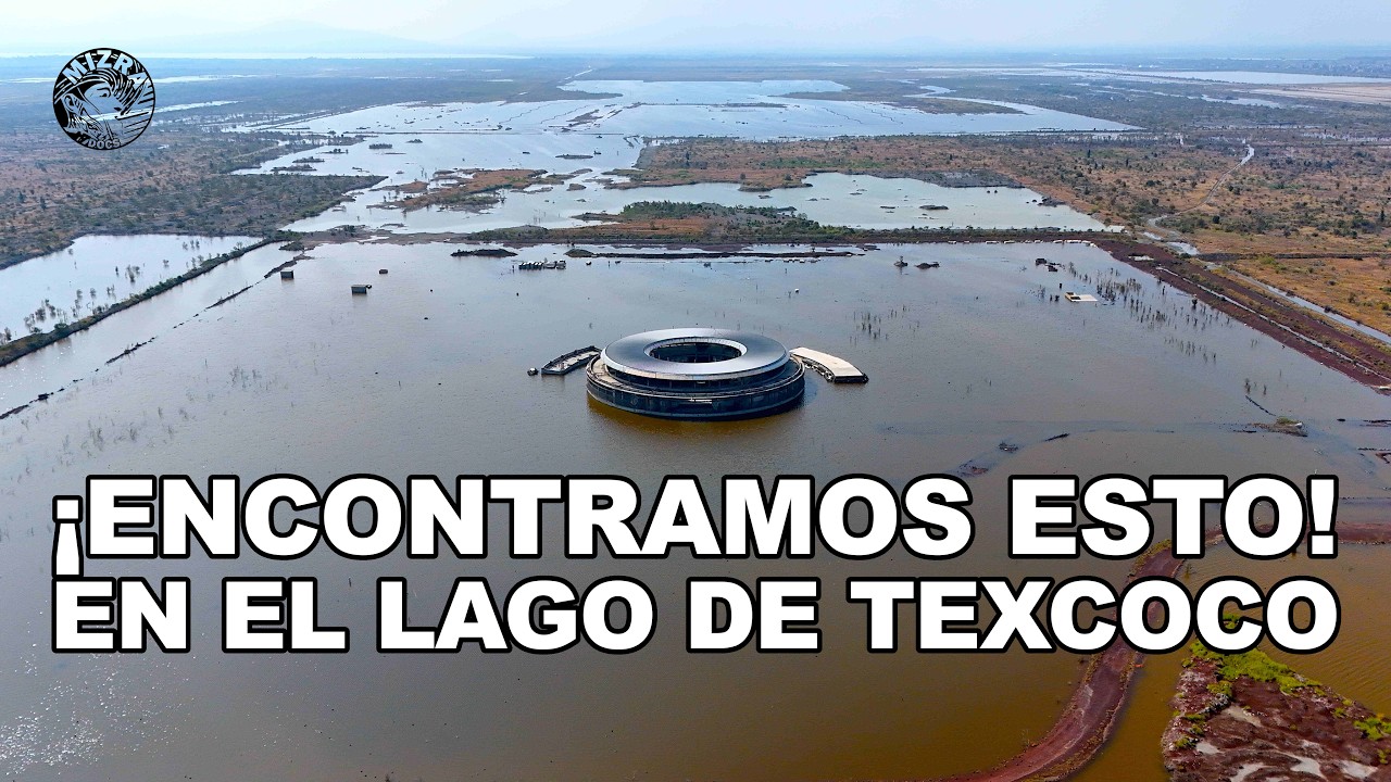 Así se encuentra la torre de control en el Lago de Texcoco