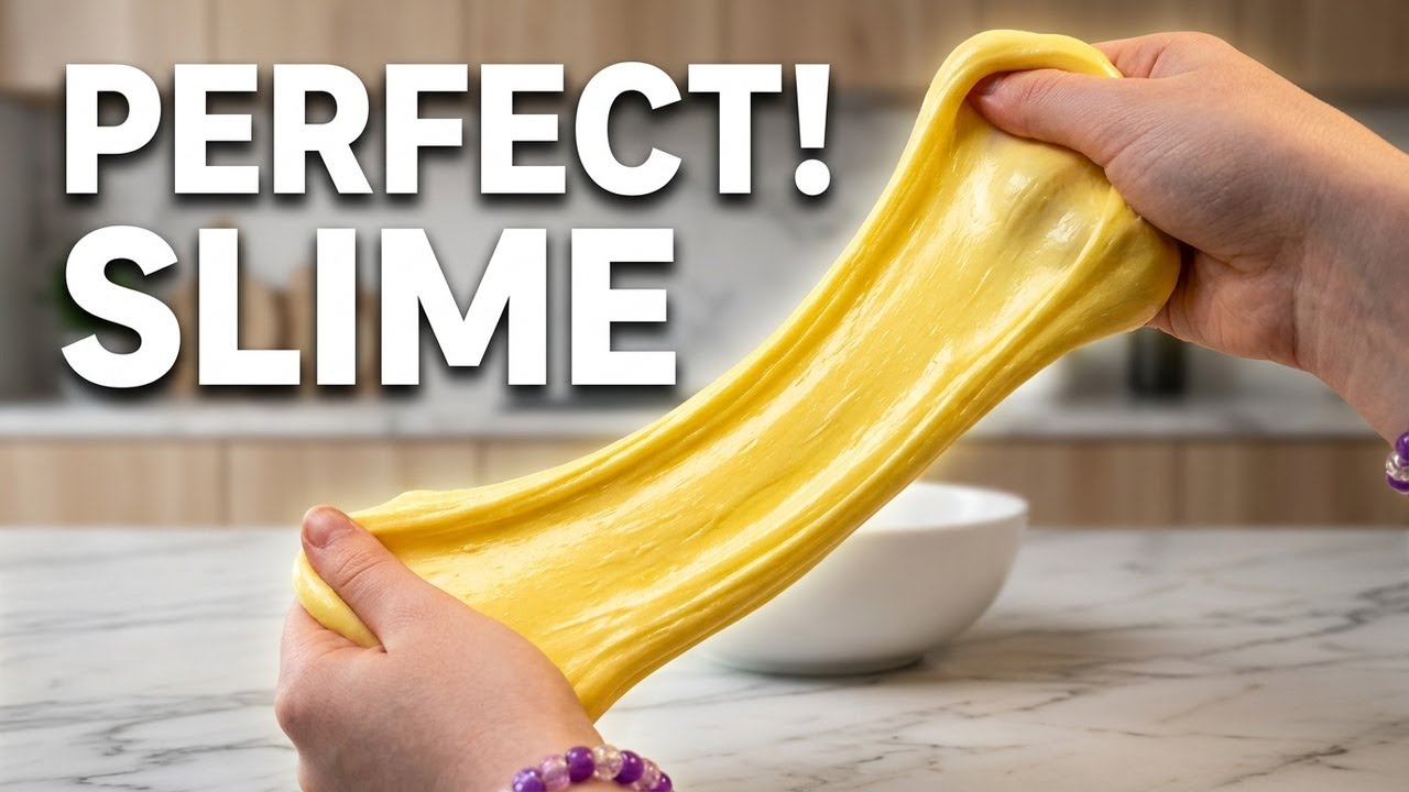 How to make homemade slime for beginners! Step - by - step slime recipe!