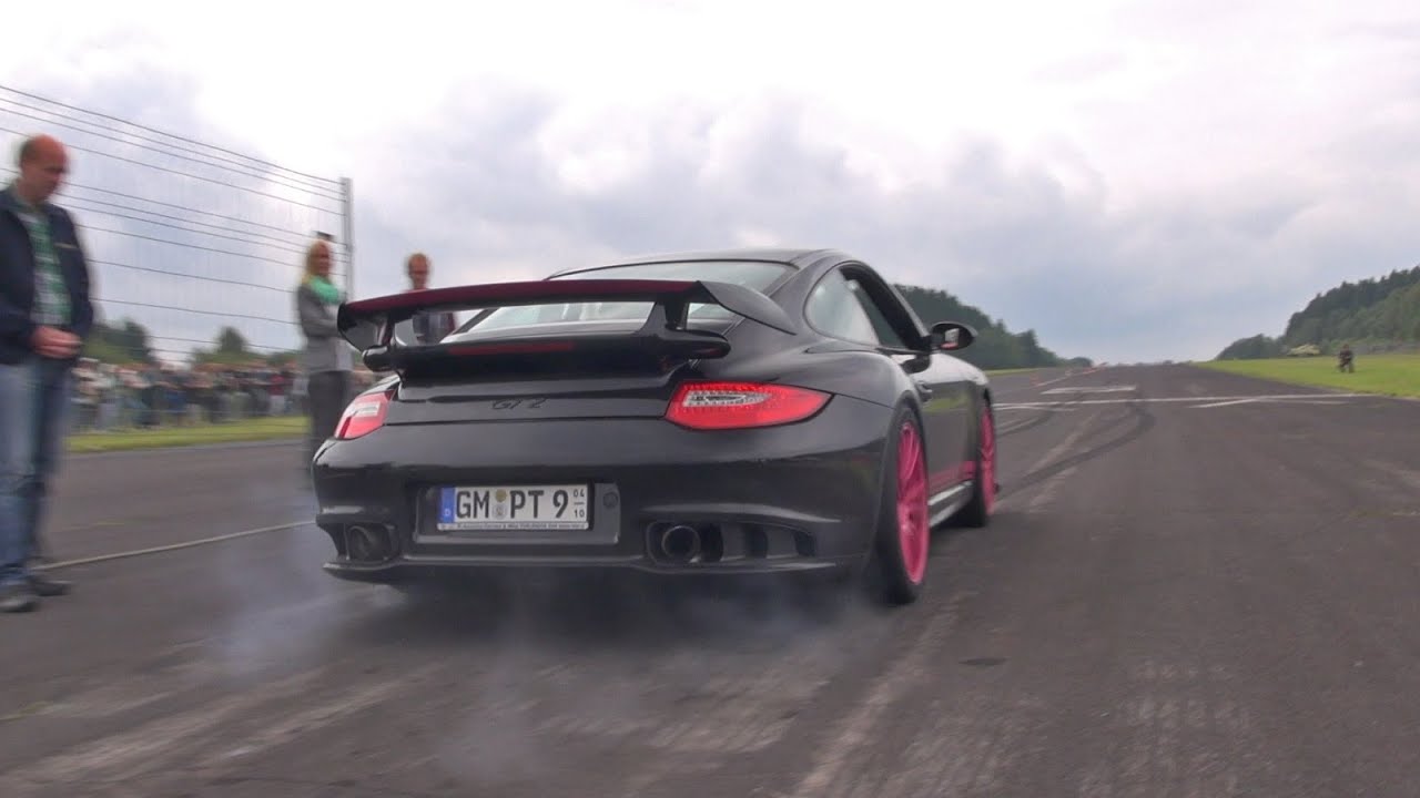 Porsche 997 GT2 (620HP) vs 996 Turbo (650HP) vs R35 GT-R (1000HP) vs 599 GTB (660HP)