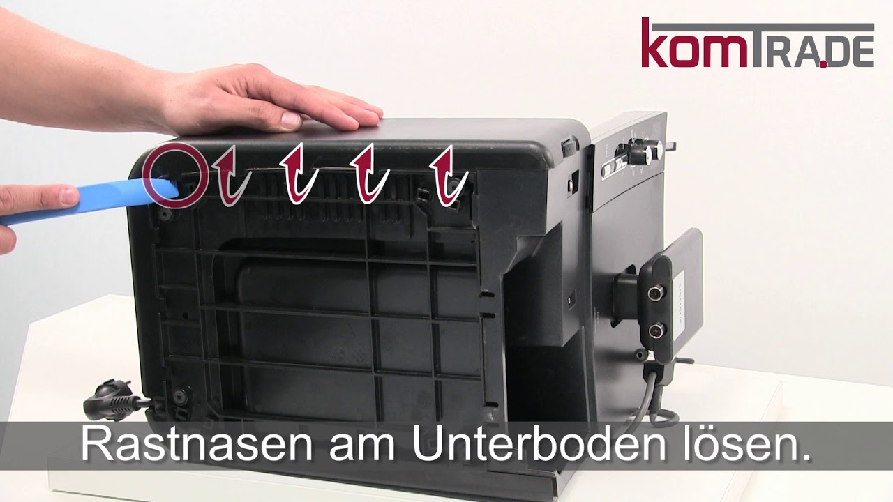 Bosch VeroCafe-Serie Reparaturanleitung Gehäuse öffnen-schließen