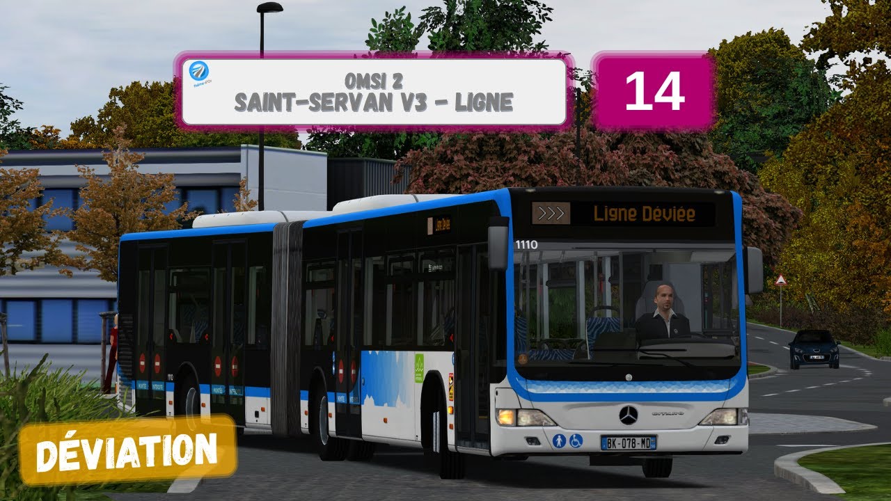 Omsi 2 | Saint-Servan V3 - (D&eacute;viation) Ligne 14 CFA | Mercedes-Benz O530 FL G