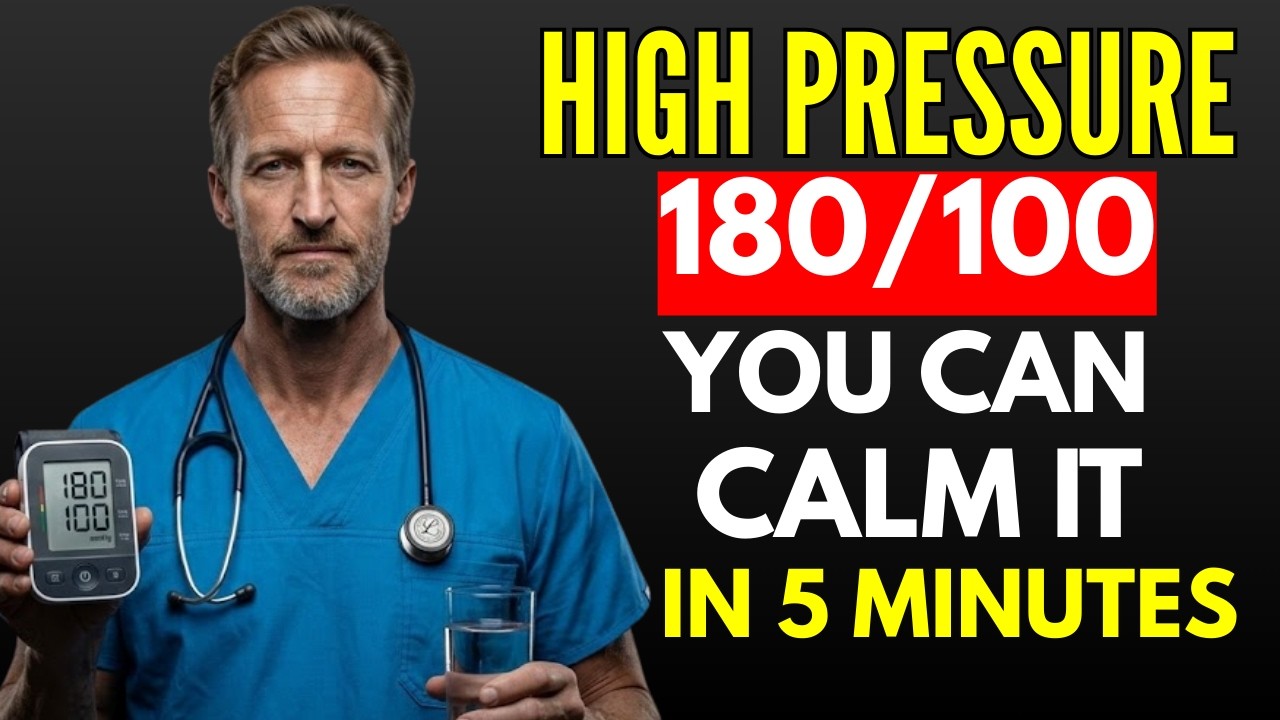Blood Pressure 180/100: What to Do in 5 Minutes to PREVENT a Stroke