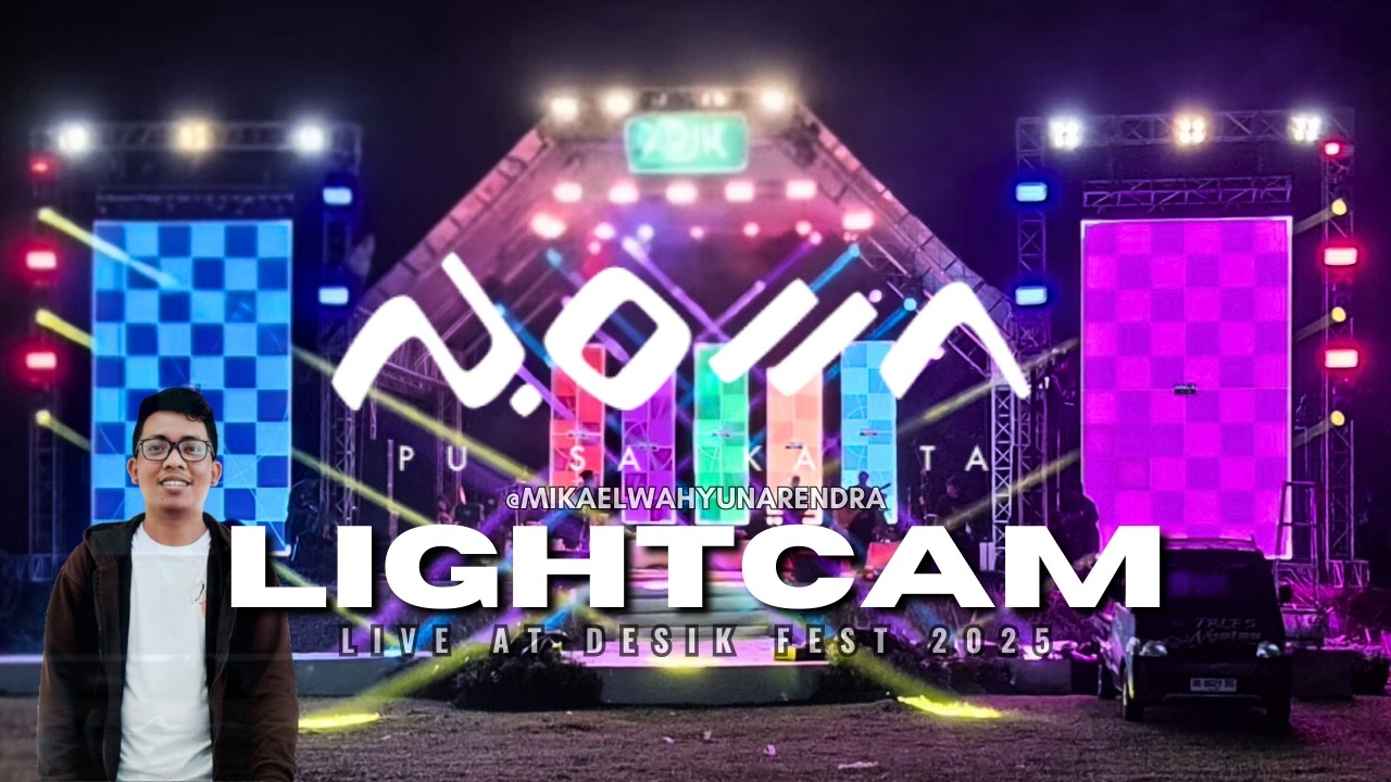 LIGHTCAM PUSAKATA - UNTUK PEREMPUAN YANG SEDANG DI PELUKAN   LIVE at DESIK FEST 2025 by mikael