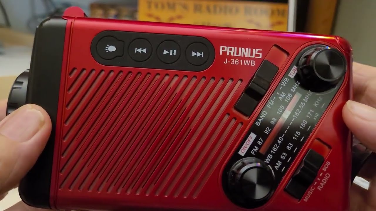 TRRS #2598 &mdash; Радиостанция экстренной связи &mdash; PRUNUS AM/FM/WB/BT/MP3 Радио J-361