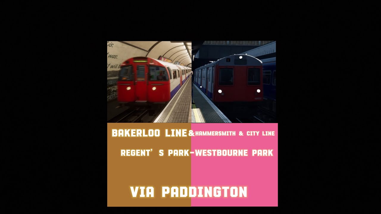 TfL journey (TSW6) Regent’s Park-Westbourne Park (via Paddington) (With real announcements)