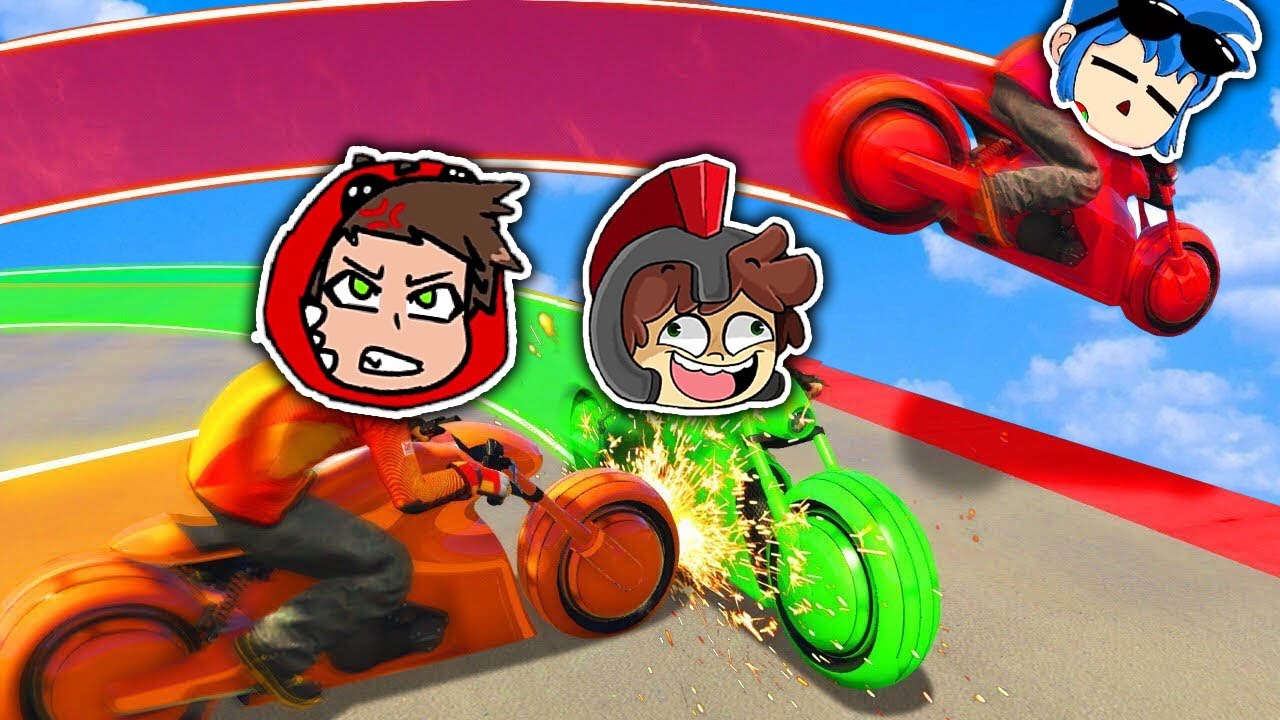 GTA 5 pero COMPAS EXPLOTANDO 😂 GTA 5 MOTOS VS COMPAS #2