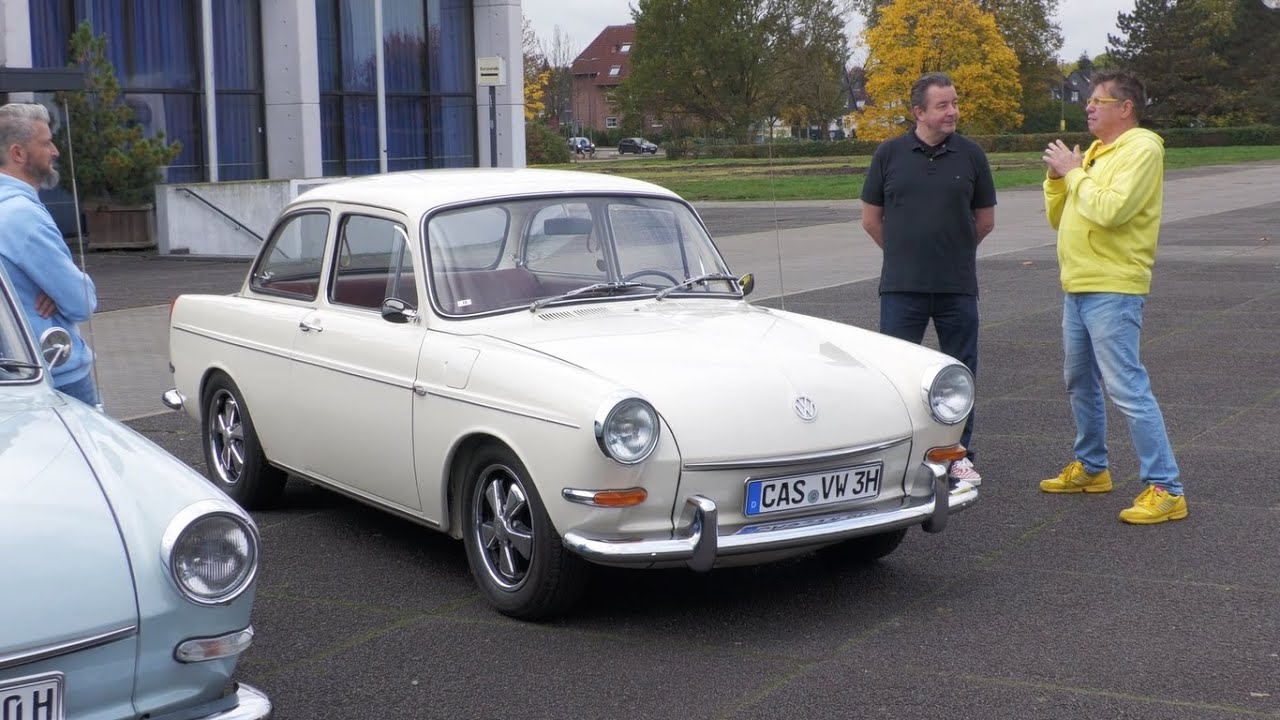 Für Flens-Fans: Vorsicht Stufe! Lotus-weisser VW Typ3 Notchback auf Porsche-Füchsen //HoffSpeed TV
