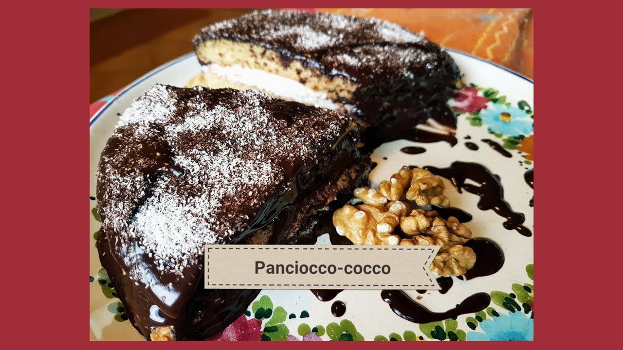 Pancake proteico al cocco e copertura al cioccolato