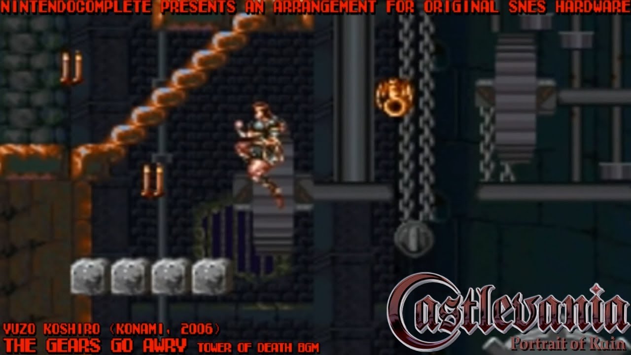 ♫THE GEARS GO AWRY (Castlevania: PoR) SNES Arrangement - NintendoComplete