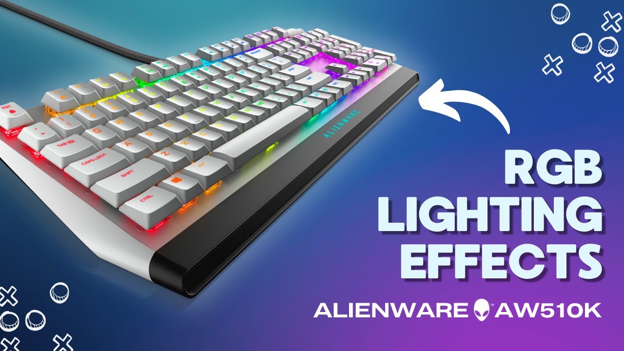 Как настроить эффекты и цвета RGB-подсветки на Alienware AW510K | Что нужно знать