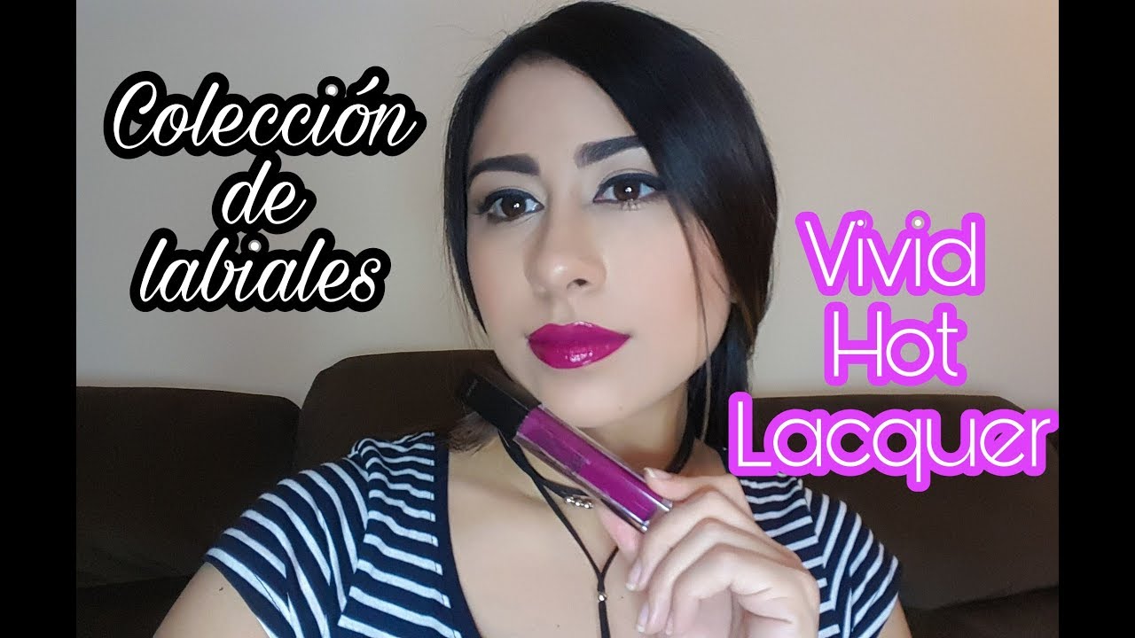 Así lucen los labiales Vivid Hot Lacquer de Maybelline