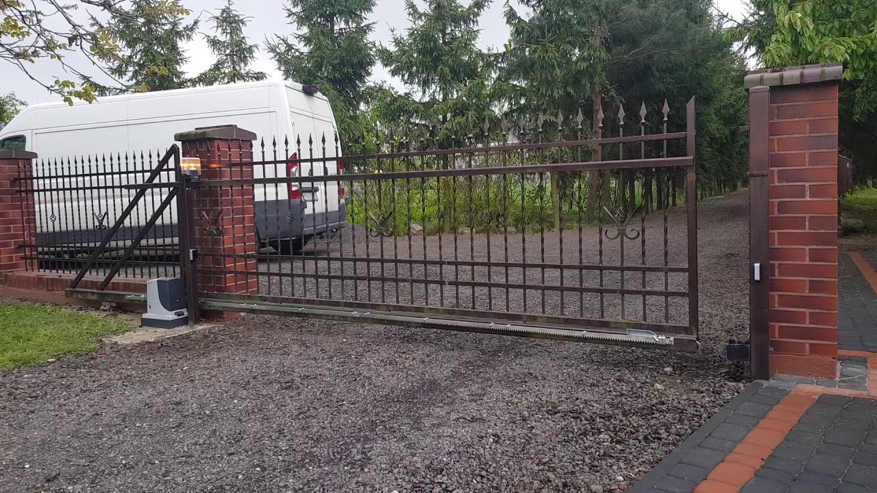 Nice ROBUS 600 - szybki napęd do bramy przesuwnej - BARTOREX KONIN 691422174 szybko otwiera wolno za