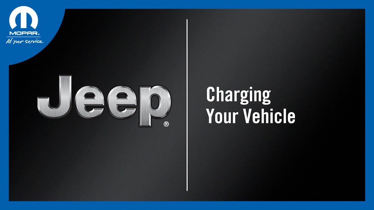 Charging Your Vehicle | How To | 2024 Jeep Vehicles