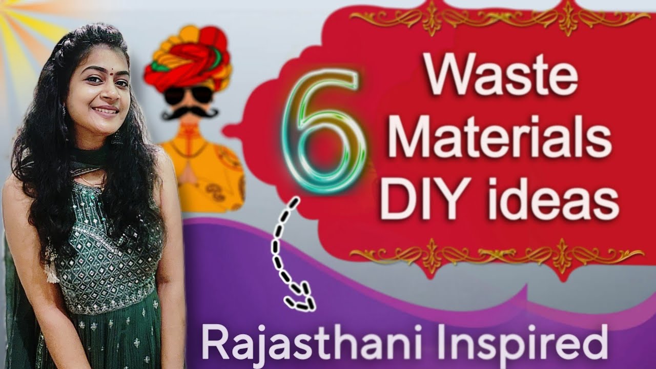 6 *EASY DIY Best Out Of Waste COMPETITION Craft ideas | RAJASTHANI Home Decor ideas