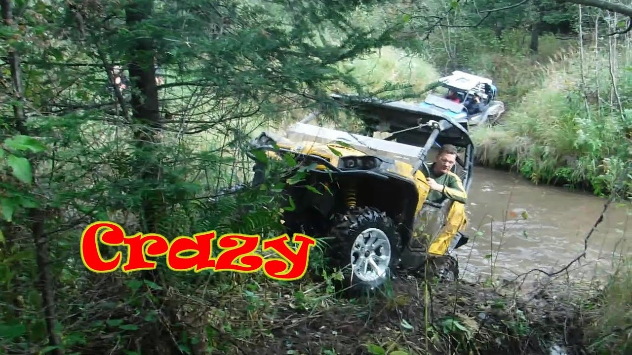 Crazy Extreme ATV UTV Creek Crossing Benders Ride pt 2