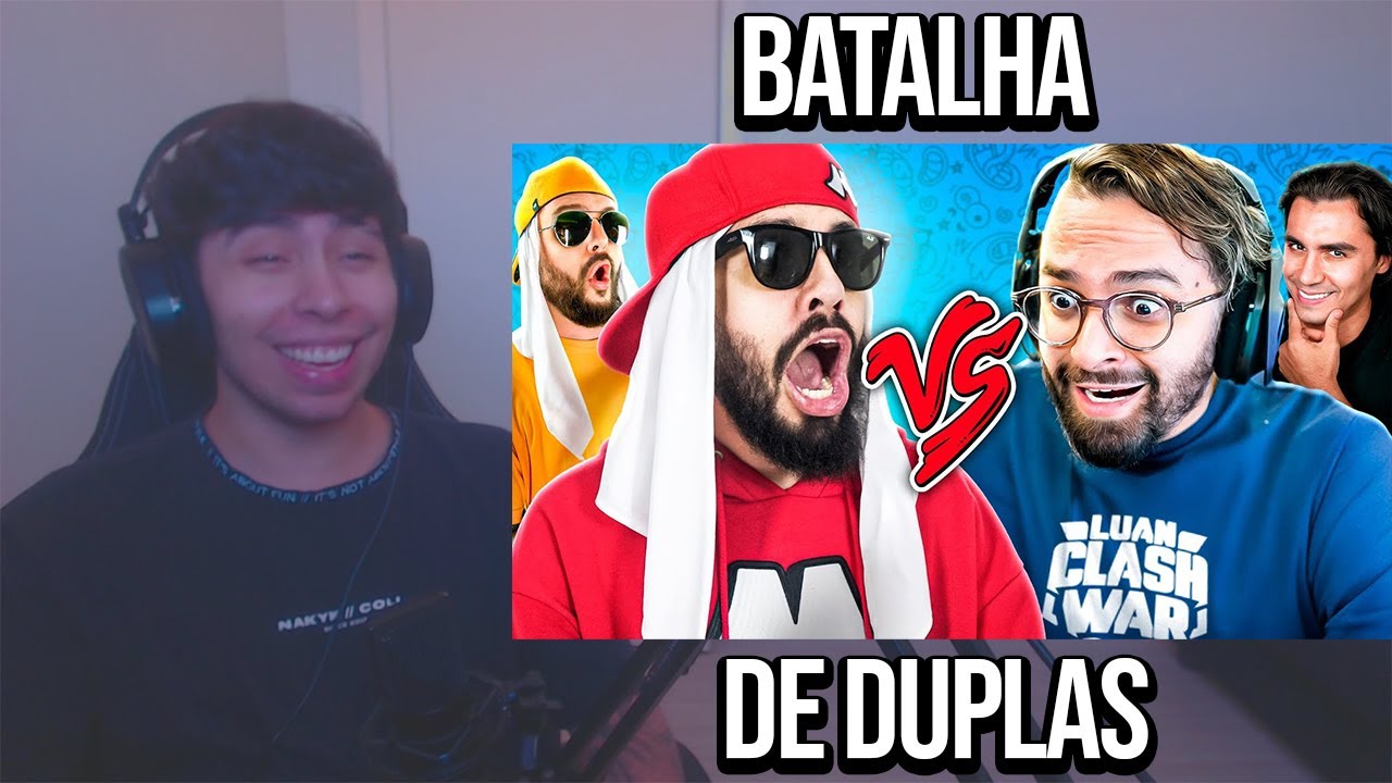 React to Luan Clash War and Lucas Clash On vs. Mussa and Mussarela - Battle of YouTubers