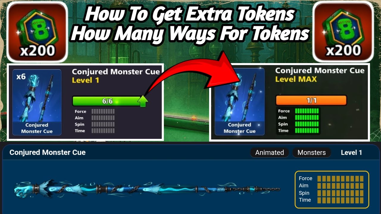 Max Your Cue Fast Best Methods To Collect Tokens In 8 Ball Pool #8ballpool #miniclip 