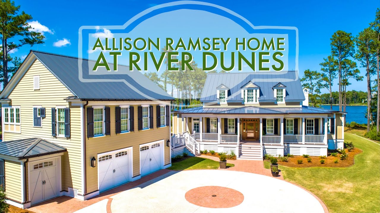Allison Ramsey Design Waterfront Home at River Dunes