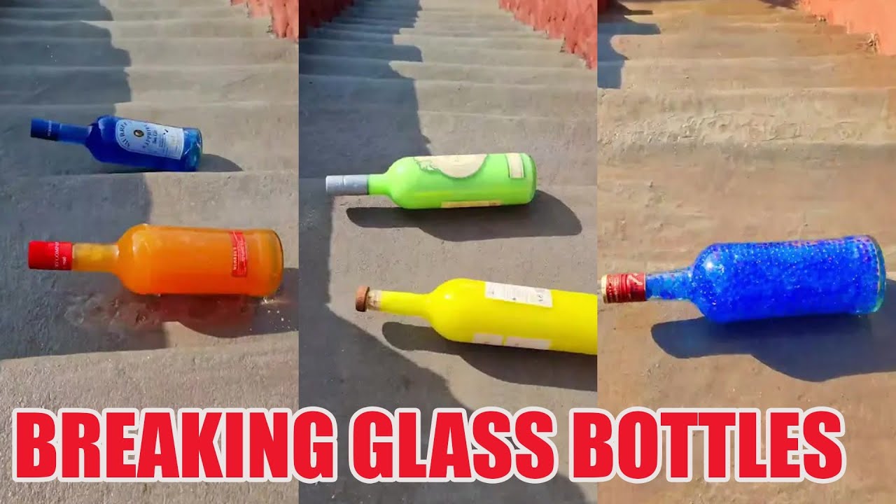2 HOUR Breaking Glass Bottles and Balloon Drops 🔥 Crushing Crunchy & Soft Things! #asmr #satisfying