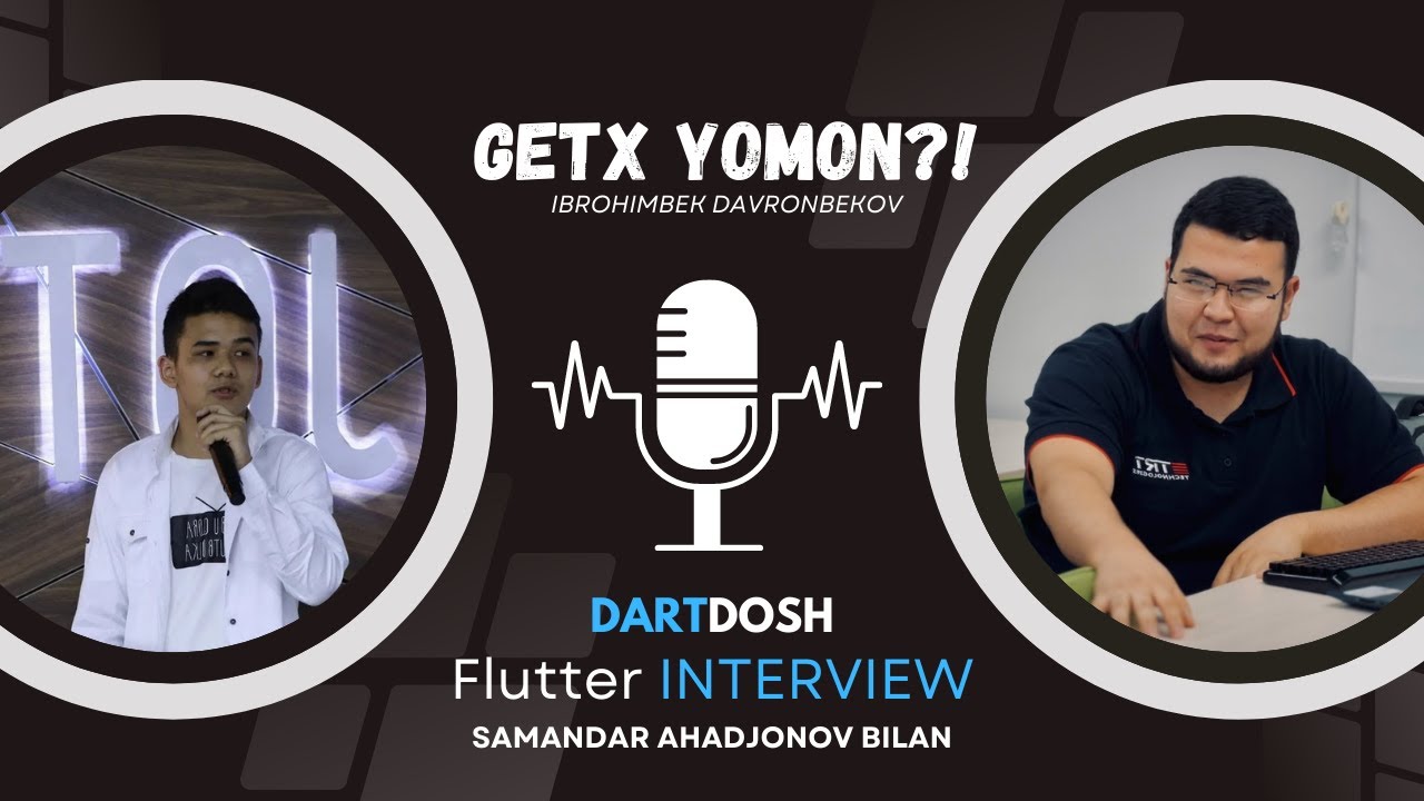 Udevs.io kompaniyasi Flutter dasturchisi bilan Job Interview. | Dartdosh loyihasi