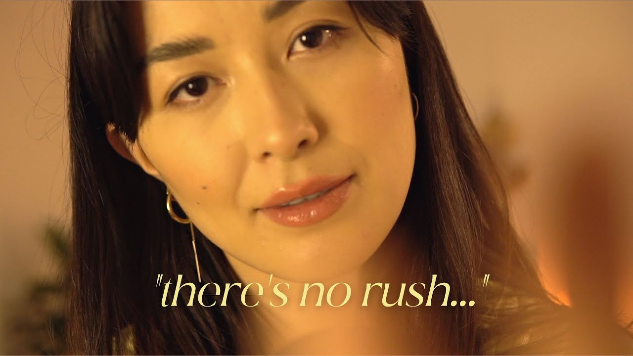 ASMR Soothing Affirmations for Anxiety, Overwhelm and Stress before Sleep w/ Hand Movements