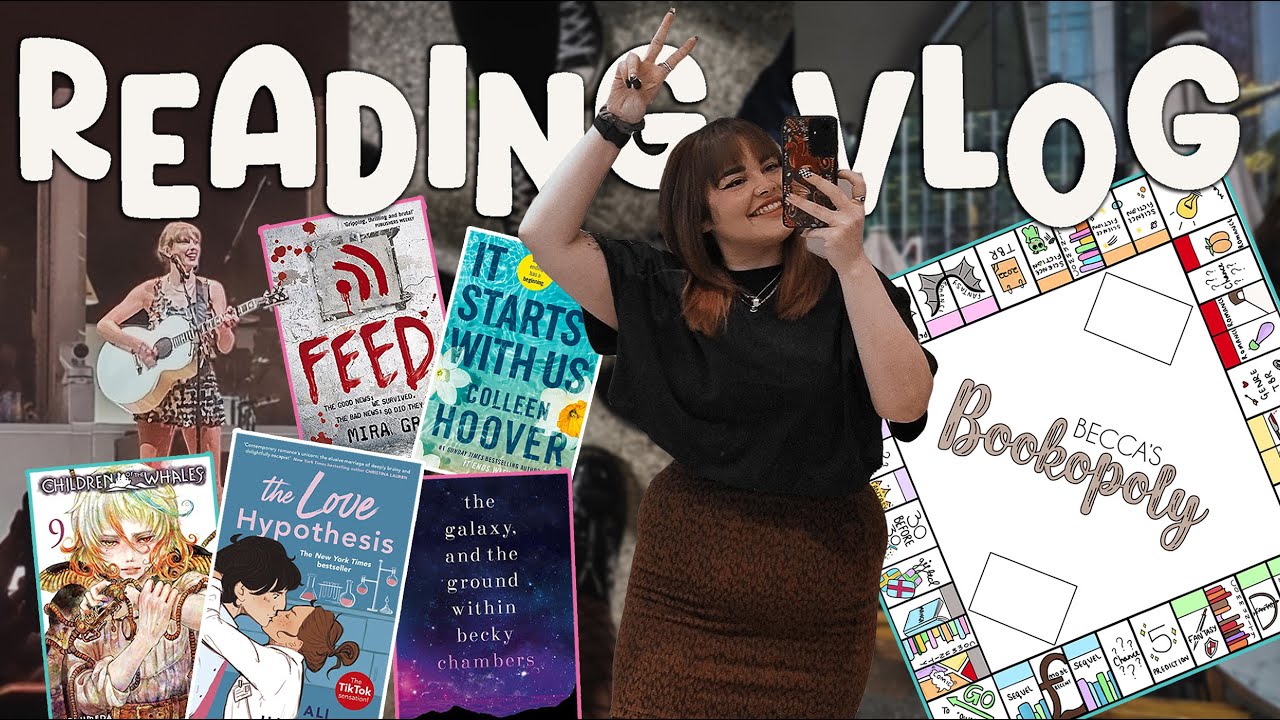 Bookopoly Chose My First Books of 2023 🎲 ft. Taylor Swift & Genre Blanket Reveal - READING VLOG #209