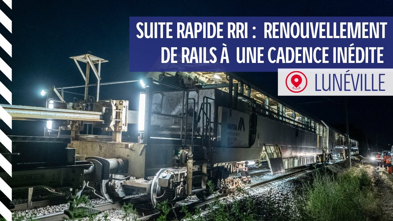 La ligne Lunéville–Sarrebourg renouvelée à une cadence inédite grâce à la Suite Rapide RRI