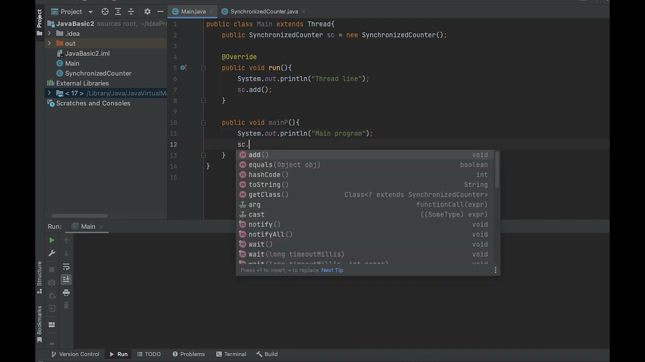 Synchronized keyword in Java