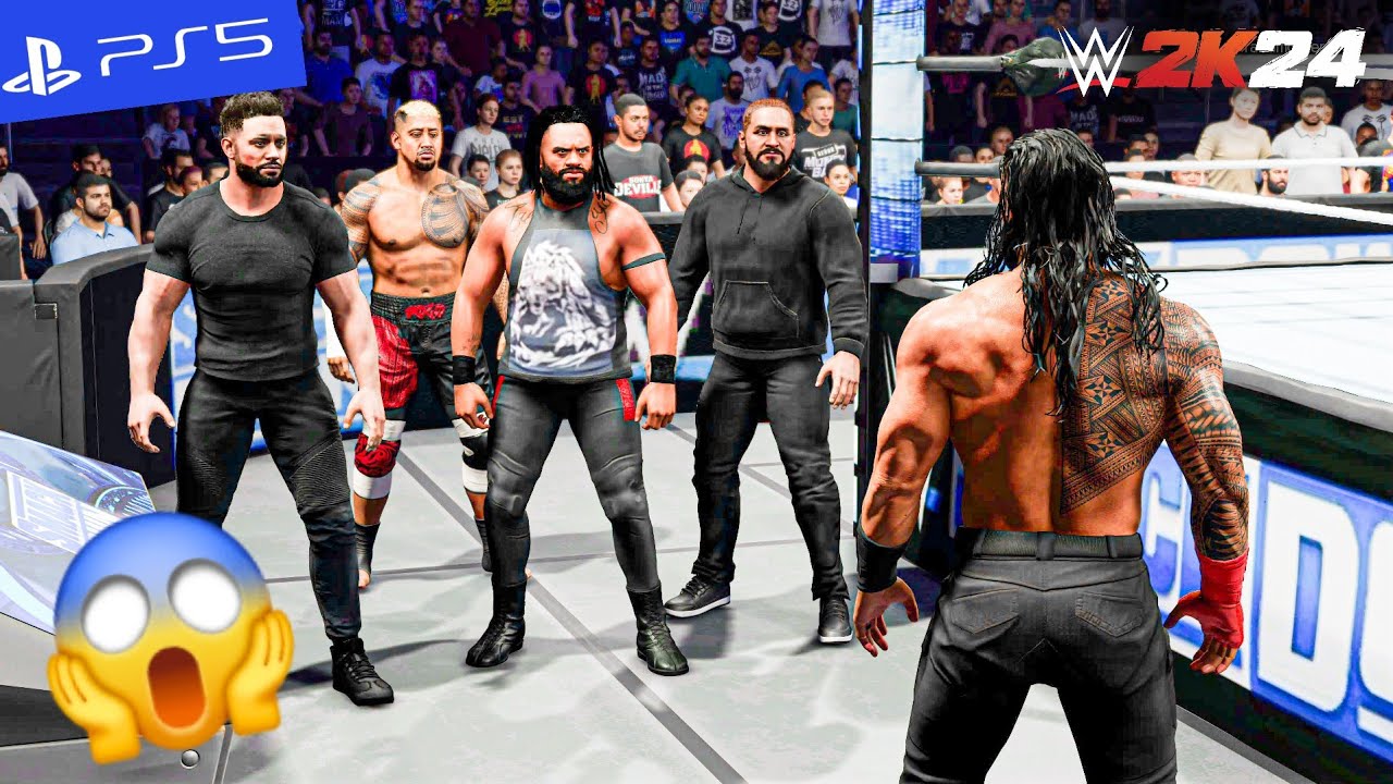 WWE 2K24 - Roman Reigns vs. Jacob Fatu | PS5