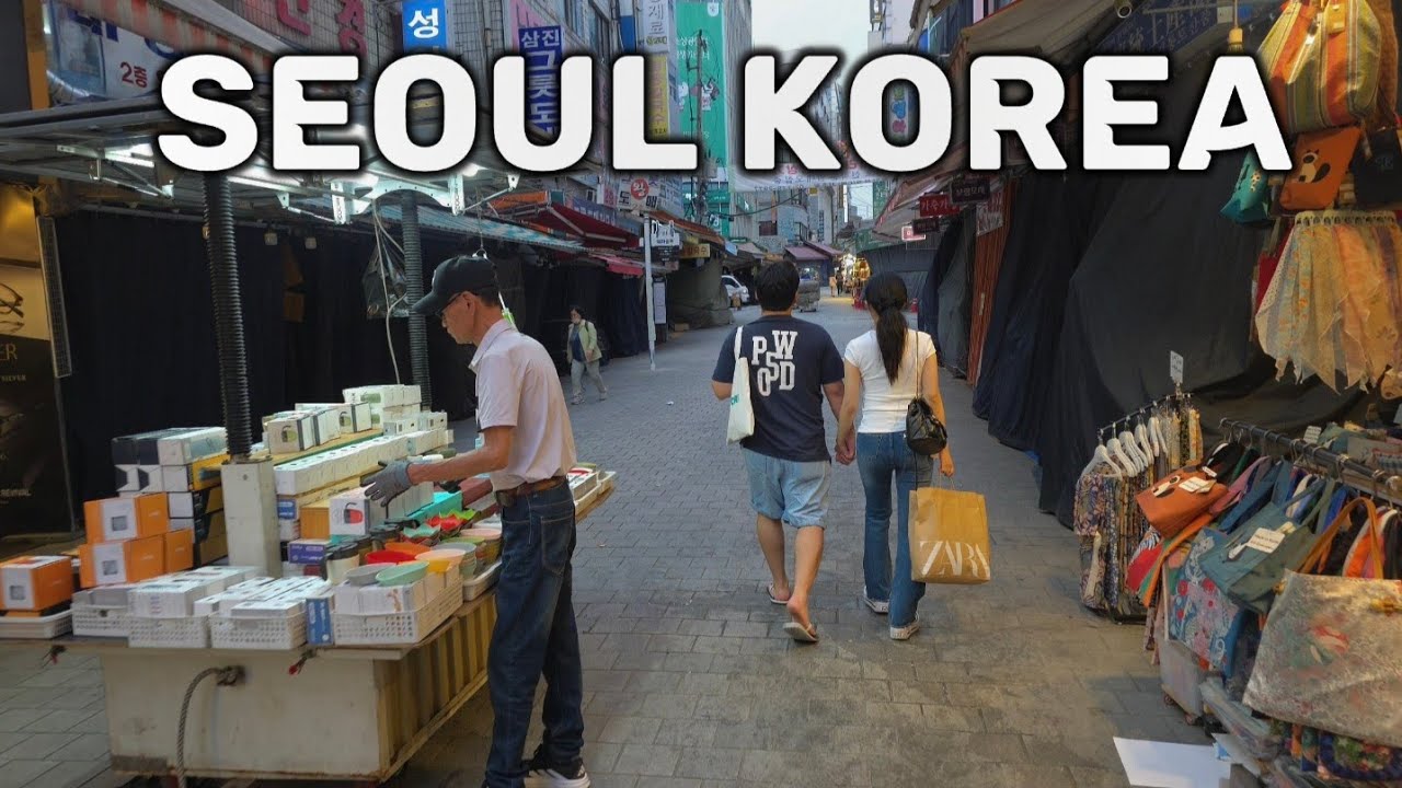 SEOUL KOREA 🇰🇷 Real Market Life in Namdaemun Before Closing Time 