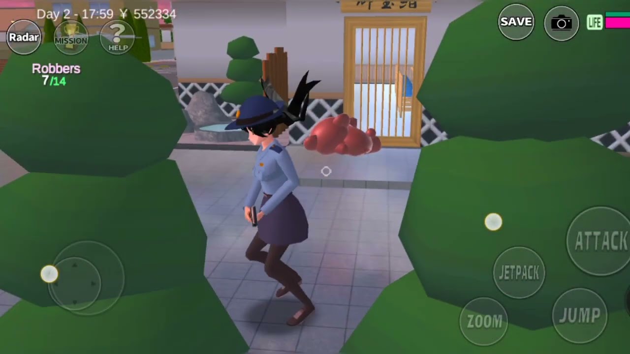 mission sakura school simulator - Defeat robber Bears level3