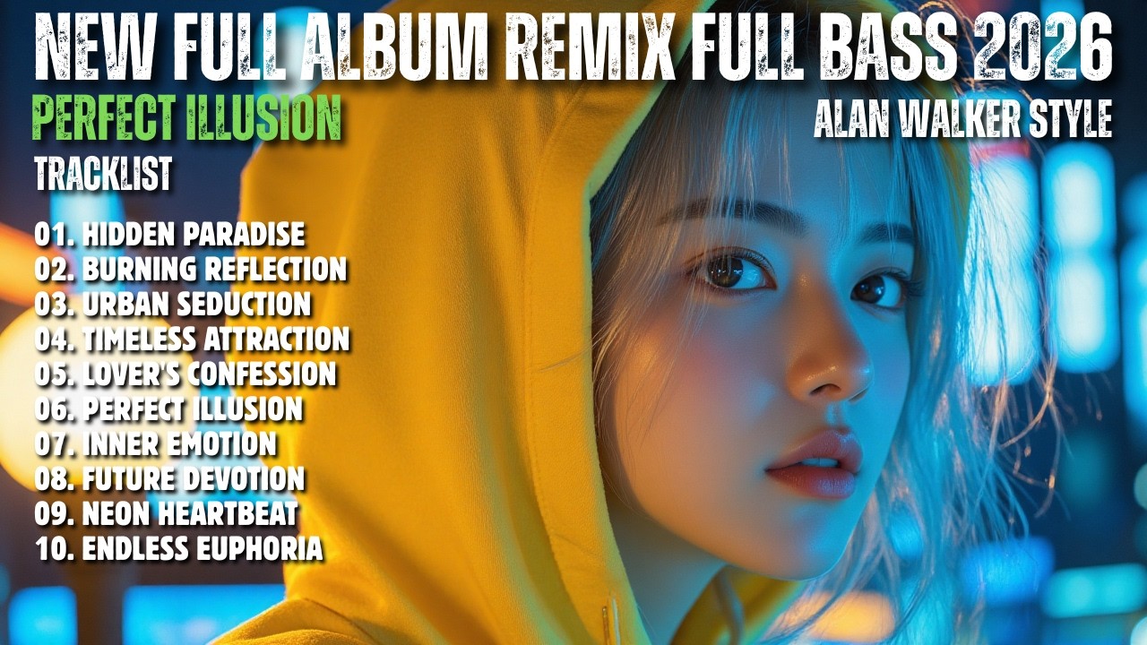 ALAN WALKER STYLE X SAHARA || PERFECT ILLUSION || NEW FULL ALBUM REMIX FULL BASS 2026