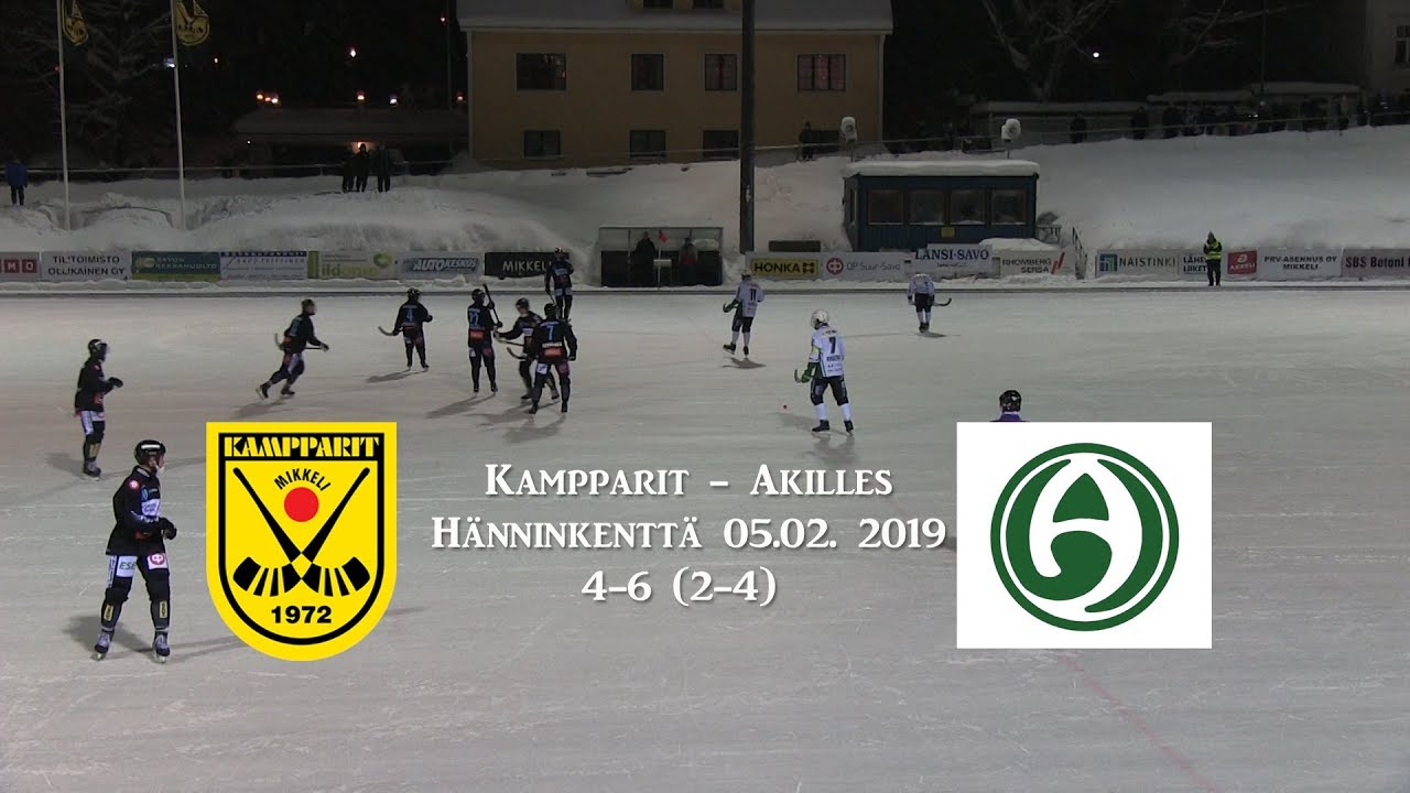 Kampparit - Akilles 05.02.2019  Suoratoisto 1. puoliaika