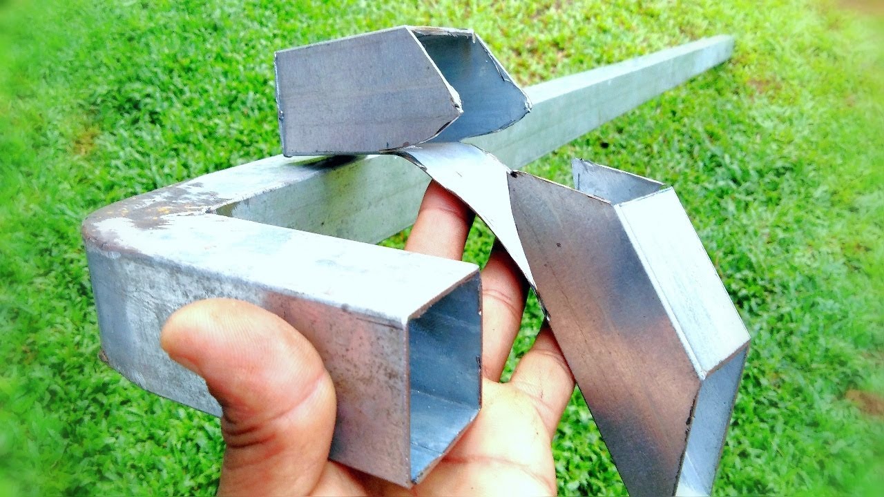 How to bend a box bar to 90&deg;