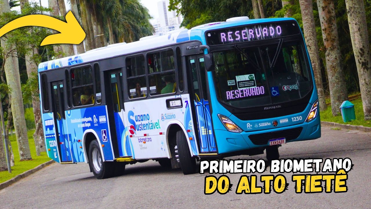 COMO é um ÔNIBUS a BIOMETANO? SUZANO RECEBE o PRIMEIRO!